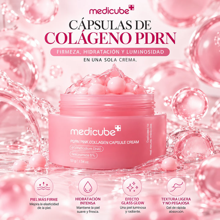 Medicube Pink Collagen® - Crema Efecto Piel de Cristal